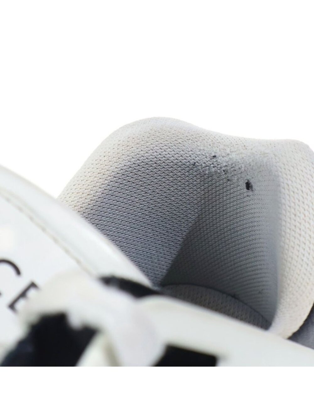 Celine Leather Lace Up Sneakers White Black - Picture 6 of 6